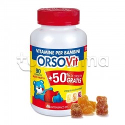 Orsovit Caramelle Gommose con Vitamina C 60 Orsacchiotti + 30 Omaggio
