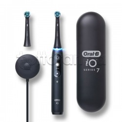 Oral-B Spazzolino Elettrico IO7 Nero con Tecnologia Magnetica 1 Pezzo