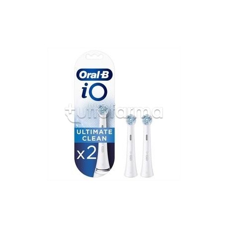 Oral-B Testine di Ricambio IO Ultimate Clean per IO Bianco 2 Pezzi -  TuttoFarma