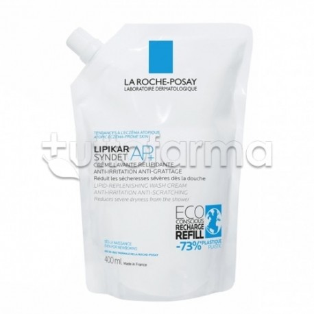 ricarica La Roche Posay Lipikar Syndet AP+ Crema Detergente Refill 400ml ricarica La Roche Posay Lipikar Syndet AP+ Crema Detergente Refill 400ml
