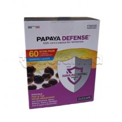 scatola del Zuccari Papaya Defense Integratore per Difese Immunitarie Formato Convenienza 60 Stick