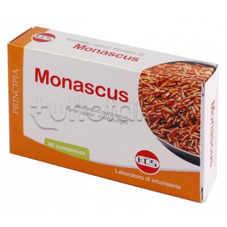 Kos Monascus Integratore per il Colesterolo 60 Compresse Kos Monascus Integratore per il Colesterolo 60 Compresse