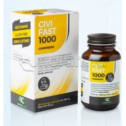 Cemon Civifast 1000 Integratore di Vitamina C 30 Compresse Masticabili Cemon Civifast 1000 Integratore di Vitamina C 30 Compresse Masticabili