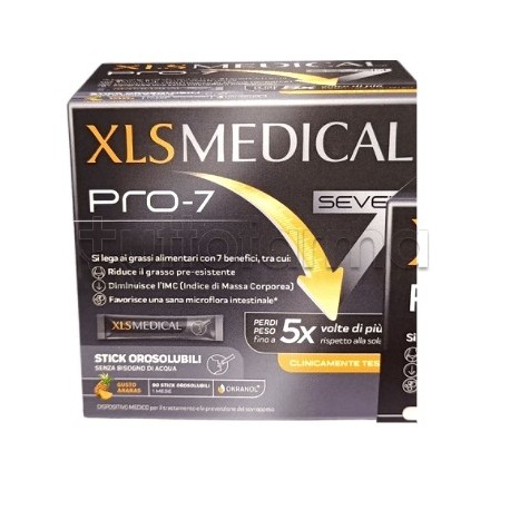 XLS Medical Pro 7 per Perdita e Controllo del Peso 90 Stick