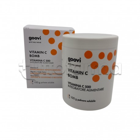 Goovi Vitamin C Bomb Integratore di Vitamina C 500 100g Goovi Vitamin C Bomb Integratore di Vitamina C 500 100g