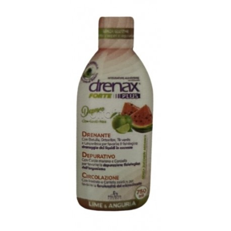 Drenax Forte Depuro Integratore Depurativo Gusto Lime e Anguria 750ml Drenax Forte Depuro Integratore Depurativo Gusto Lime e Anguria 750ml