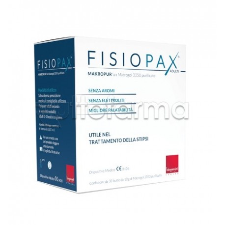 Fisiopax Adulti per Regolarità Intestinale 30 Bustine Fisiopax Adulti per Regolarità Intestinale 30 Bustine