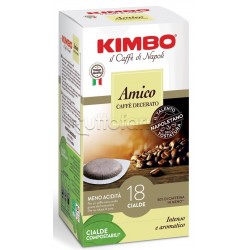 Kimbo Amico Caffè Torrefatto e Decerato 18 Cialde