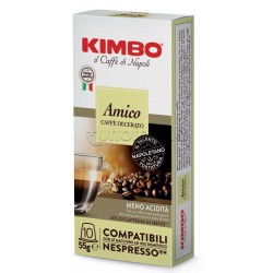 Kimbo Amico Caffè Torrefatto Decerato e Macerato 10 Cialde
