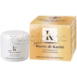 Erboristeria Magentina Karitè Puro Burro Idratante per Viso e Corpo 200ml Erboristeria Magentina Karitè Puro Burro Idratante per Viso e Corpo 200ml