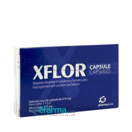 Pharmaguida Xflor Integratore per Disturbi Intestinali 20 Capsule