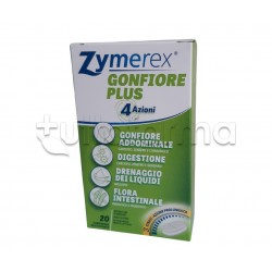 Zymerex Gonfiore Plus Integratore per Gonfiore Addominale 20 Compresse
