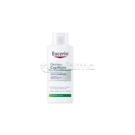 Eucerin Dermo Capillaire Shampoo-Gel Anti-Forfora Grassa per Forfora e Prurito 250 ml Eucerin Dermo Capillaire Shampoo-Gel Anti-Forfora Grassa per Forfora e Prurito 250 ml