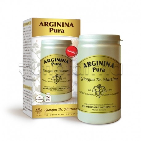 Dr Giorgini Arginina Pura Solubile Integratore per Benessere Uomo 100g Polvere