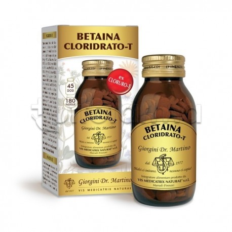 Dr Giorgini Betaina Cloridrato-T Integratore per Digestione 180 Pastiglie