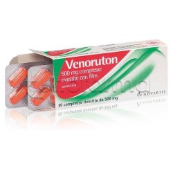 Venoruton 30 Compresse Rivestite 500 mg per Gambe e Circolazione