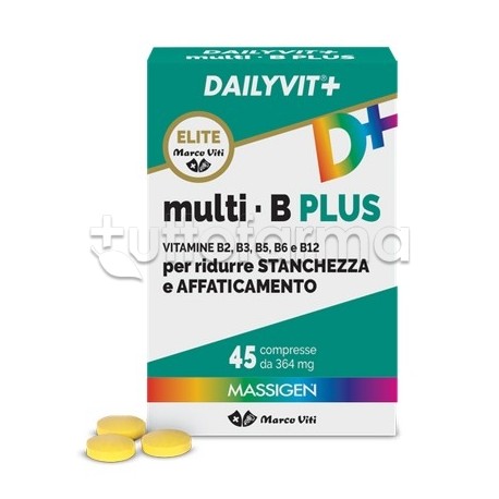 Marco Viti Massigen Dailyvit Multi-b Plus Integratore Ricostituente 45 Compresse Marco Viti Massigen Dailyvit Multi-b Plus Integratore Ricostituente 45 Compresse