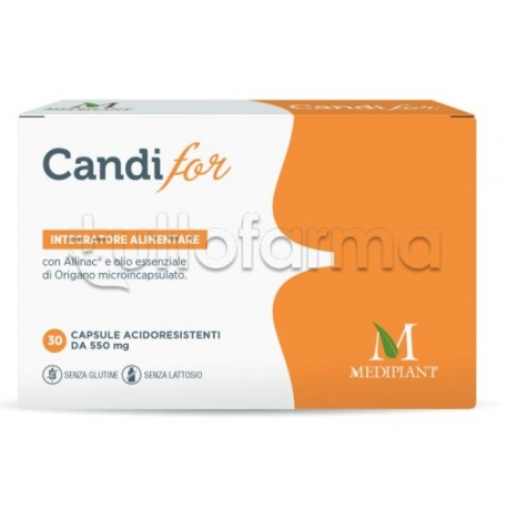 Mediplant Candifor Rimedio Naturale per Candida 30 Capsule Mediplant Candifor Rimedio Naturale per Candida 30 Capsule