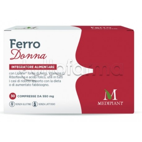 Mediplant Ferrodonna Integratore di Ferro 30 Compresse Mediplant Ferrodonna Integratore di Ferro 30 Compresse