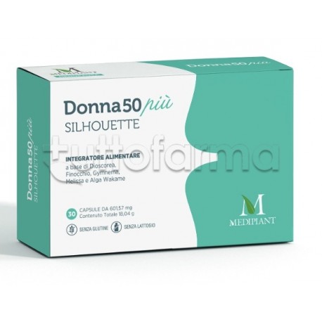 Mediplant Donna 50+ Silhouette per Menopausa e Peso 30 Compresse