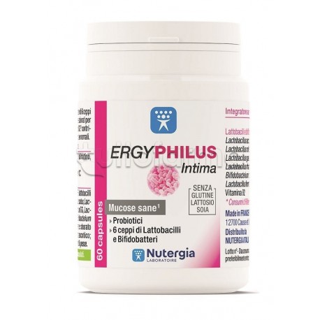 Ergyphilus Intima per Equilibrio Flora Intima e Intestinale 60 Capsule Ergyphilus Intima per Equilibrio Flora Intima e Intestinale 60 Capsule