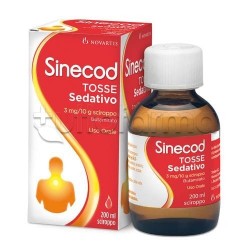 Sinecod Tosse Sedativo 200 ml 3 mg/ 10 gr per Calmare Tosse