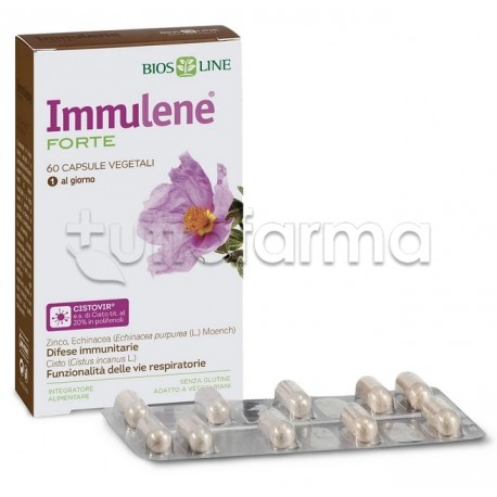 Immulene Forte Integratore per Difese Immunitarie 60 Capsule Immulene Forte Integratore per Difese Immunitarie 60 Capsule