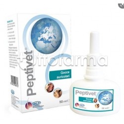 Peptivet Gocce Auricolari Veterinarie per Cani e Gatti 50ml Peptivet Gocce Auricolari Veterinarie per Cani e Gatti 50ml