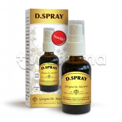 Dr Giorgini D.Spray Liquido Alcolico Integratore di Vitamina D 30ml