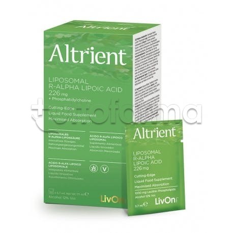 Altrient R-Alpha Lipoic Liposomiale Integratore Antiossidante 30 Bustine