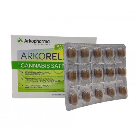 Arkopharma Arkorelax Cannabis Sativa Integratore Rilassante 30 Compresse Arkopharma Arkorelax Cannabis Sativa Integratore Rilassante 30 Compresse