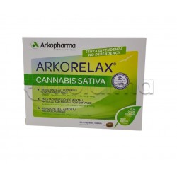 Arkopharma Arkorelax Cannabis Sativa Integratore Rilassante 30 Compresse