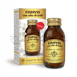 Dr Giorgini Fishvis con Olio di Krill Untegratore Omega 3 100 Softgel