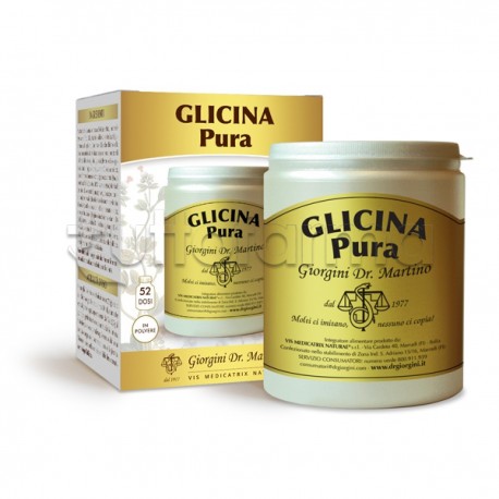 Dr Giorgini Glicina Pura Integratore di Glicina 250g Polvere