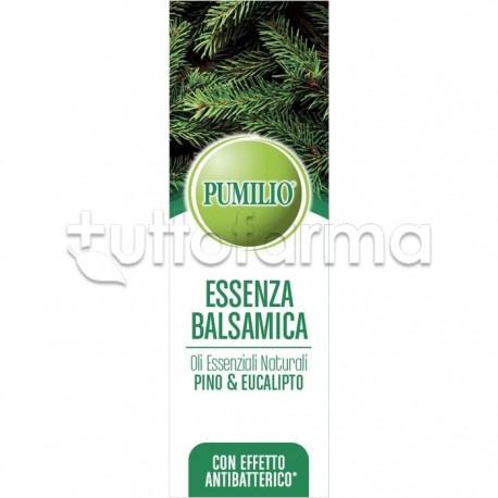 Pumilio Aroma Balsamico Con Antibatterico Oli Essenziali 10ml Pumilio Aroma Balsamico Con Antibatterico Oli Essenziali 10ml