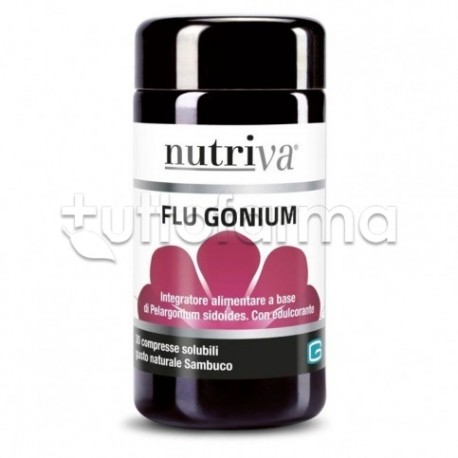 Nutriva Flu Gonium Integratore per Raffreddore 30 Compresse