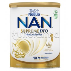 Nestlé NAN Supreme Pro1 Latte per Lattanti 0-6 Mesi 400g Polvere