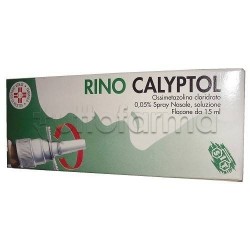 Rinocalyptol Spray Nasale Decongestionante Flacone 15 ml per Liberare Naso Chiuso