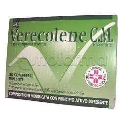 Verecolene C.M. 20 Compresse Rivestite 5 mg Lassativo per Stitichezza