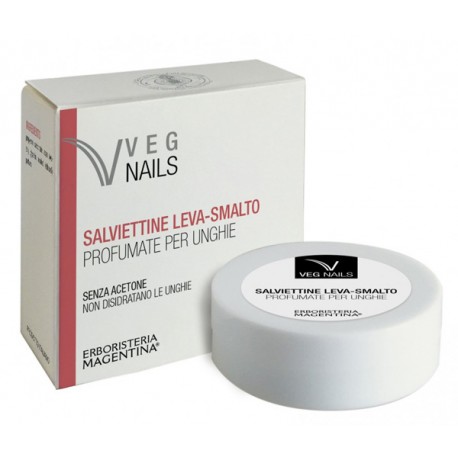 Veg Nails Salviette Leva-Smalto profumate per rimozione smalto 15 salviette Veg Nails Salviette Leva-Smalto profumate per rimozione smalto 15 salviette