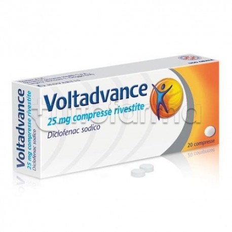 Voltadvance 20 Compresse Rivestite 25 mg Antinfiammatorio ed Antidolorifico