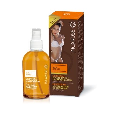 Incarose Maxi Bronze Olio Secco Acceleratore di Abbronzatura Spray da 125ml Incarose Maxi Bronze Olio Secco Acceleratore di Abbronzatura Spray da 125ml