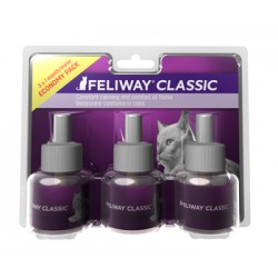 confezione di Feliway Classic 3 ricariche per benessere e tranquillità del gatto Blister 3x48ml confezione di Feliway Classic 3 ricariche per benessere e tranquillità del gatto Blister 3x48ml