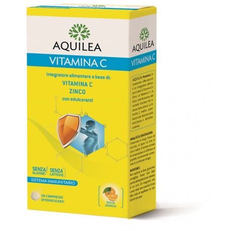 Aquilea Vitamina C Integratore per Sistema Immunitario 28 Compresse Effervescenti Aquilea Vitamina C Integratore per Sistema Immunitario 28 Compresse Effervescenti