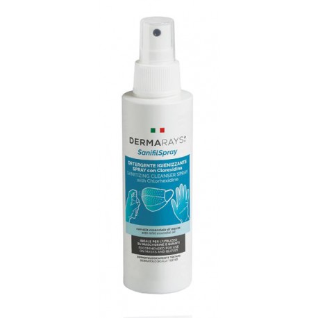 Dermarays Sanifil Spray Detergente per Mascherine E Guanti 100ml Dermarays Sanifil Spray Detergente per Mascherine E Guanti 100ml