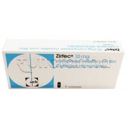 Zirtec 7 Compresse Rivestite Antistaminico per Allergia 10 mg