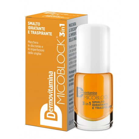 Dermovitamina Micoblock 3in1 Smalto Idratante e Traspirante 5ml Dermovitamina Micoblock 3in1 Smalto Idratante e Traspirante 5ml