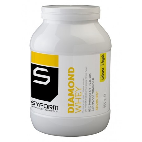 Diamond Why Banana e Vaniglia Proteine in Polvere 900g Diamond Why Banana e Vaniglia Proteine in Polvere 900g