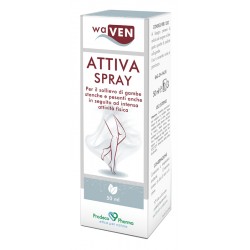 Waven Attiva Spray per Gambe Pesanti e Dolenti 50ml