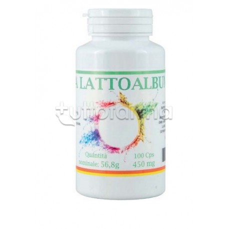 Alfalattoalbumina Integratore per Stomaco 100 Capsule